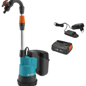 GARDENA Pump för regnvattentunna 2000/2 18V P4A 2,5 Ah Komplett 14602-20