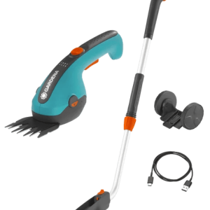 GARDENA Batteridriven Grässax ClassicCut Li Set med Teleskopskaft och hjul 9886-20