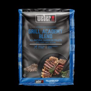 Weber® 3401051 – 100 % naturliga träpellets Academy Blend 8Kg Påse