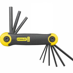 STANLEY® Insexnycklar 5/64″ – 1/4″ ihopfällbart 9 st. 2-69-265